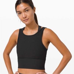 Lululemon Power Pivot Tank Rib Black
